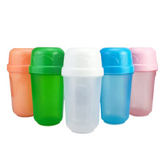 新款400ml搖搖杯奶昔攪拌杯運動健身水杯蛋白粉杯禮品杯可定logo