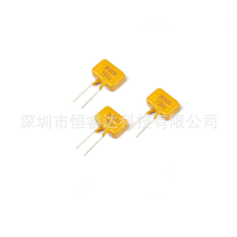 全新原装直插PPTC自恢复保险丝 600V 0.16A 160mA JK600-160U