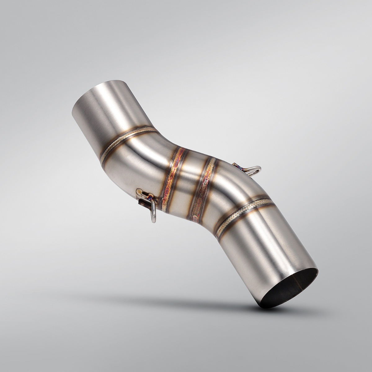 Motorcycle exhaust middle section is suitable for Benelli TRK 502X pull truck modified exhaust pipe middle section tail section