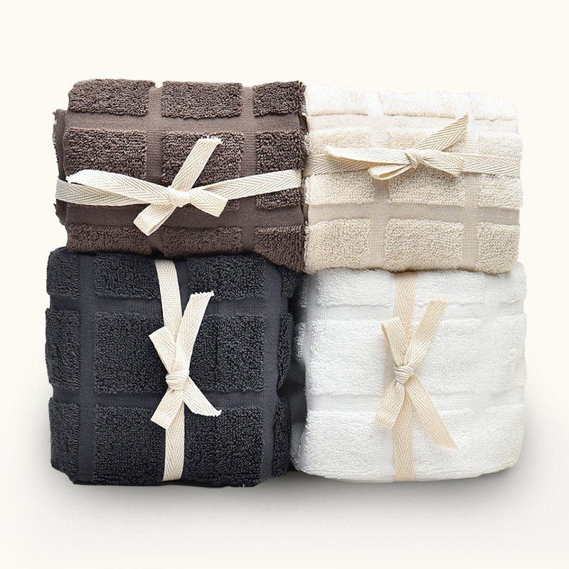 Counter Same Japanese-style Unprinted Towel Household Face Towel Tailable Bath Towel Medium-thick Absorbent Couple Adult Face Towel