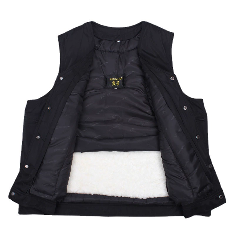 Фабрика оптом мех один мужчина попробует Досуг овечий Меховой жилет Зимний утолщенный теплый удобный овечий мех лошади