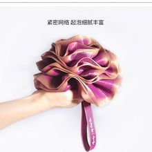 高档不松散大号玫瑰沐浴球浴花起泡搓澡巾柔软搓背细腻沐浴花儿童
