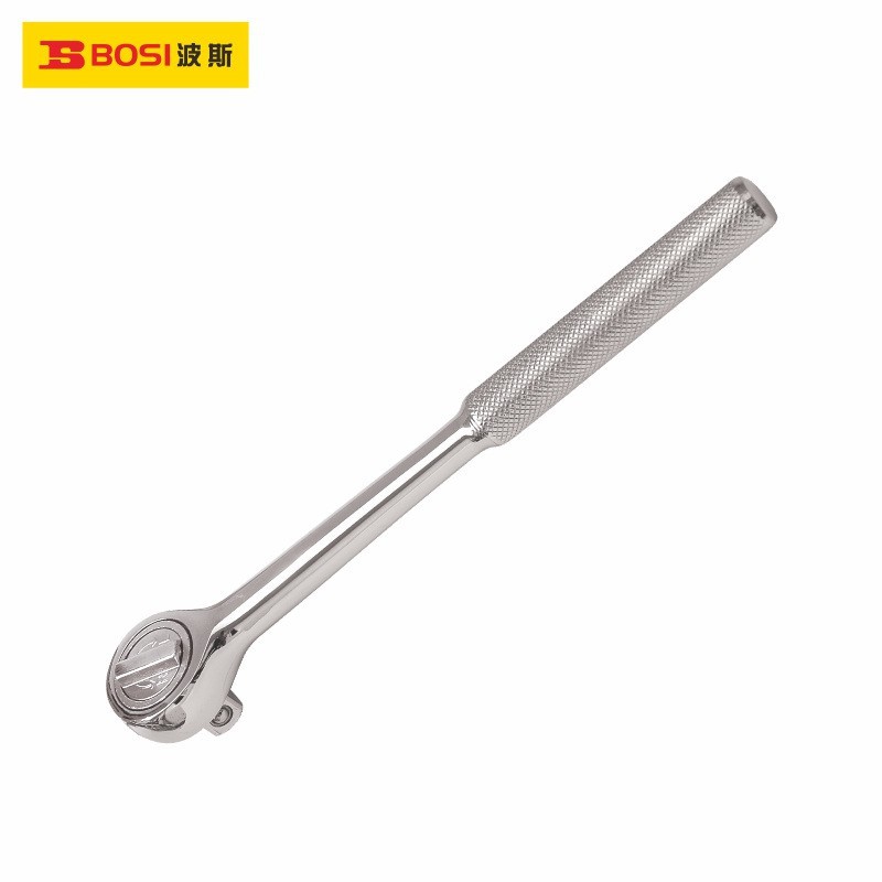 波斯（BOSI）1/2英寸系列钢柄款棘轮扳手大飞快速棘轮套筒扳手