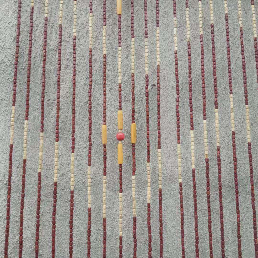 厂家直销装饰仿古隔断木珠风水门帘有现货