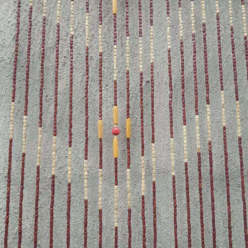 Factory direct decorative antique partition wood beads feng shui door curtain in stock