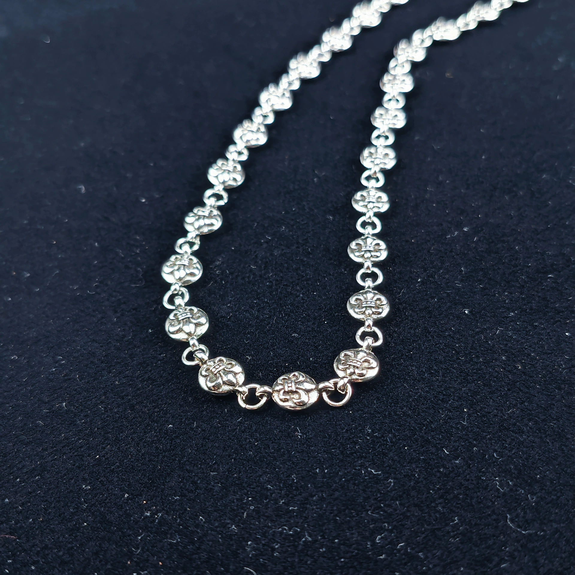 CH Crowe Heavy Industry Domineering Cross Ball Necklace для мужчин и женщин Thai Silver персонализированное изделия ручной работы массивное Крест ожерелье в тренде