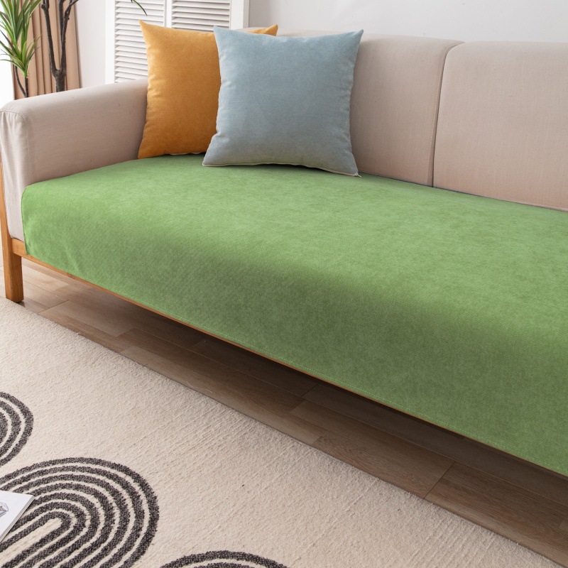 Corduroy green folded edge style