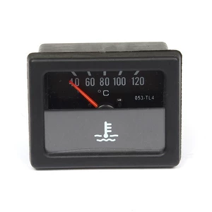 Cross-border bestseller: Universal car modification instrument 12v/24v square water temperature gauge, compatible with 12/24V voltage