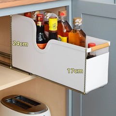 調味料収納ラック、引き出し式狭型キッチン用品、多層キャビネット、バスケット、内蔵スライドレール、極細引き出し