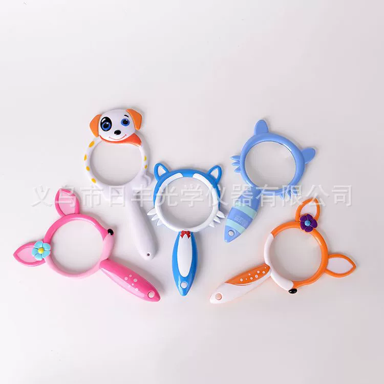 Заводская детская Лупа портативное увеличение 3 раза 5 раз милая игрушка Щенок олень лиса котенок
