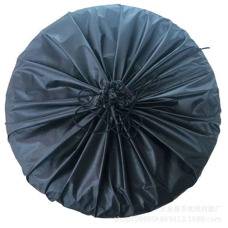 Cross-Border Hot Selling 210 Oxford Cloth Tire Cover Car Spare Tire Cover Snow Tire Storage Bag Wheel Cover Protective Cover