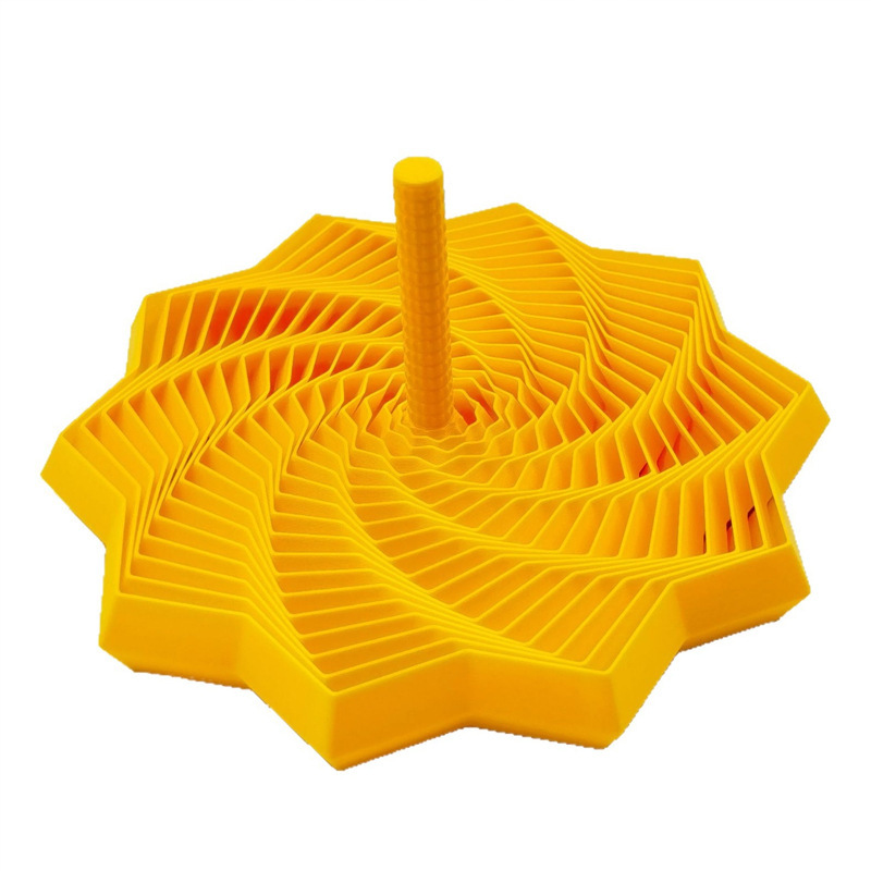 3d打印带手柄的十角边指尖解压玩具Expanded Sensory Fidget Star|undefined