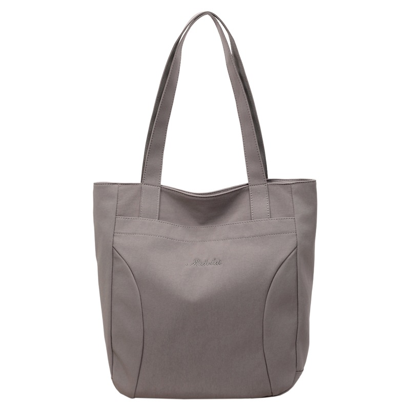 Bolsa de lona para mujeres nuevo estilo japonés retro simple de color sólido gran capacidad bolsa de transporte universal mochila universitaria