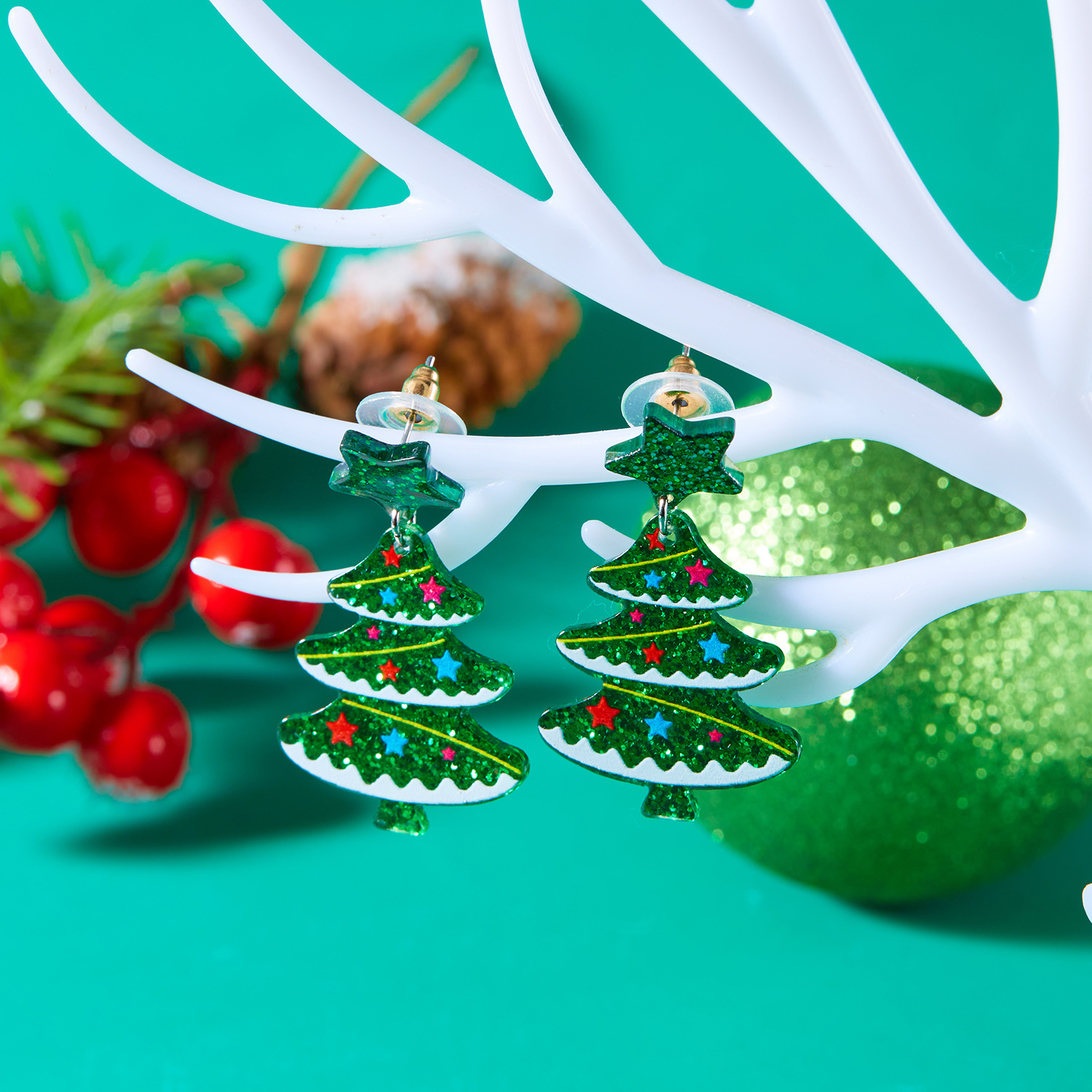 7g Weight Christmas Festival Women's Gender Cute Style Cute Drop Earrings 10