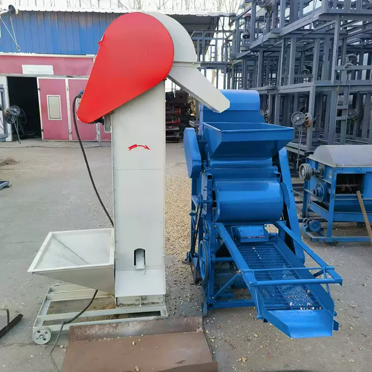 出口50型花生脱壳机提升上料花生剥壳机分选花生米花生脱粒机新款