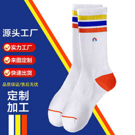 定制中筒袜 | 袜子OEM欧美潮袜源头厂家贴牌来样加工来图定做男袜