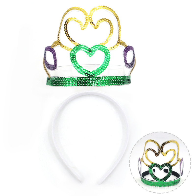 Amazon máscaras de baile de espectáculo carnaval temático bandas de cabello oro púrpura verde sequillas máscaras de mitad de cara accesorios