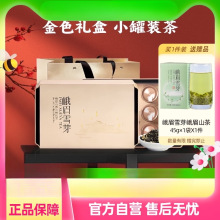峨眉雪芽小罐装茶金罐绿茶花茶红茶茶叶送礼礼盒装6g*12罐（72g）