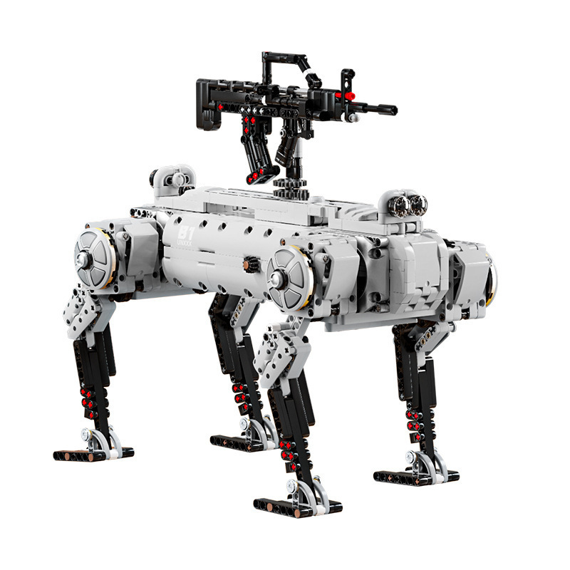 12GO 96009 Armas militares modernas, control remoto eléctrico, maquinaria no tripulada, rompecabezas para perros, bloques de construcción, juguetes para niños image 6