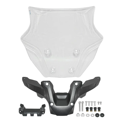 Mt-09 Sp V4 24-26: Motorcycle front windshield - transparent-style-ii