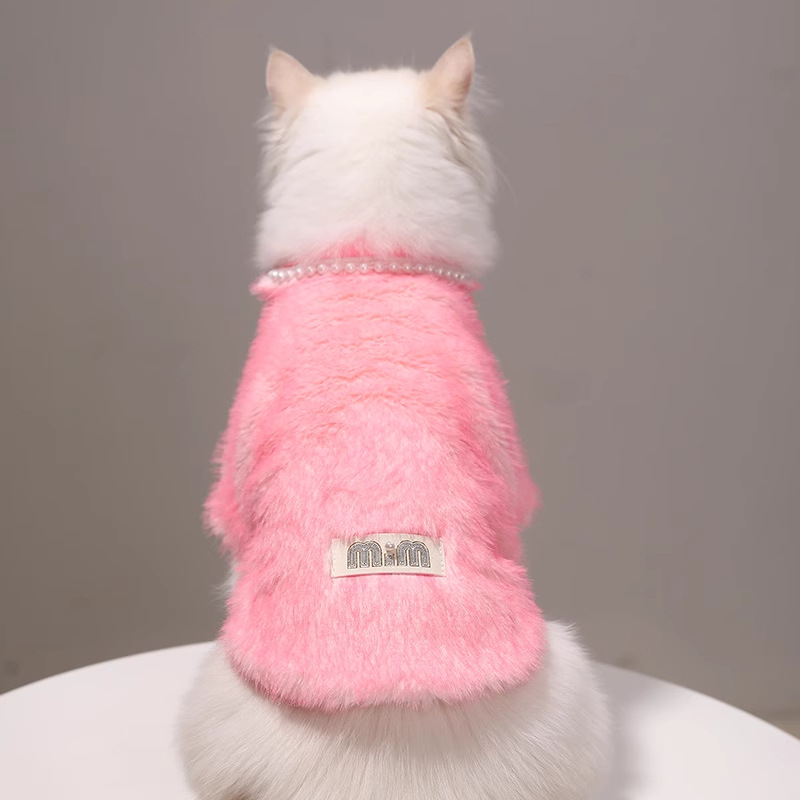 Ropa de gato de invierno cálida mascota gato gato gato sin pelo invierno algodón esfinge gatito otoño invierno alemán