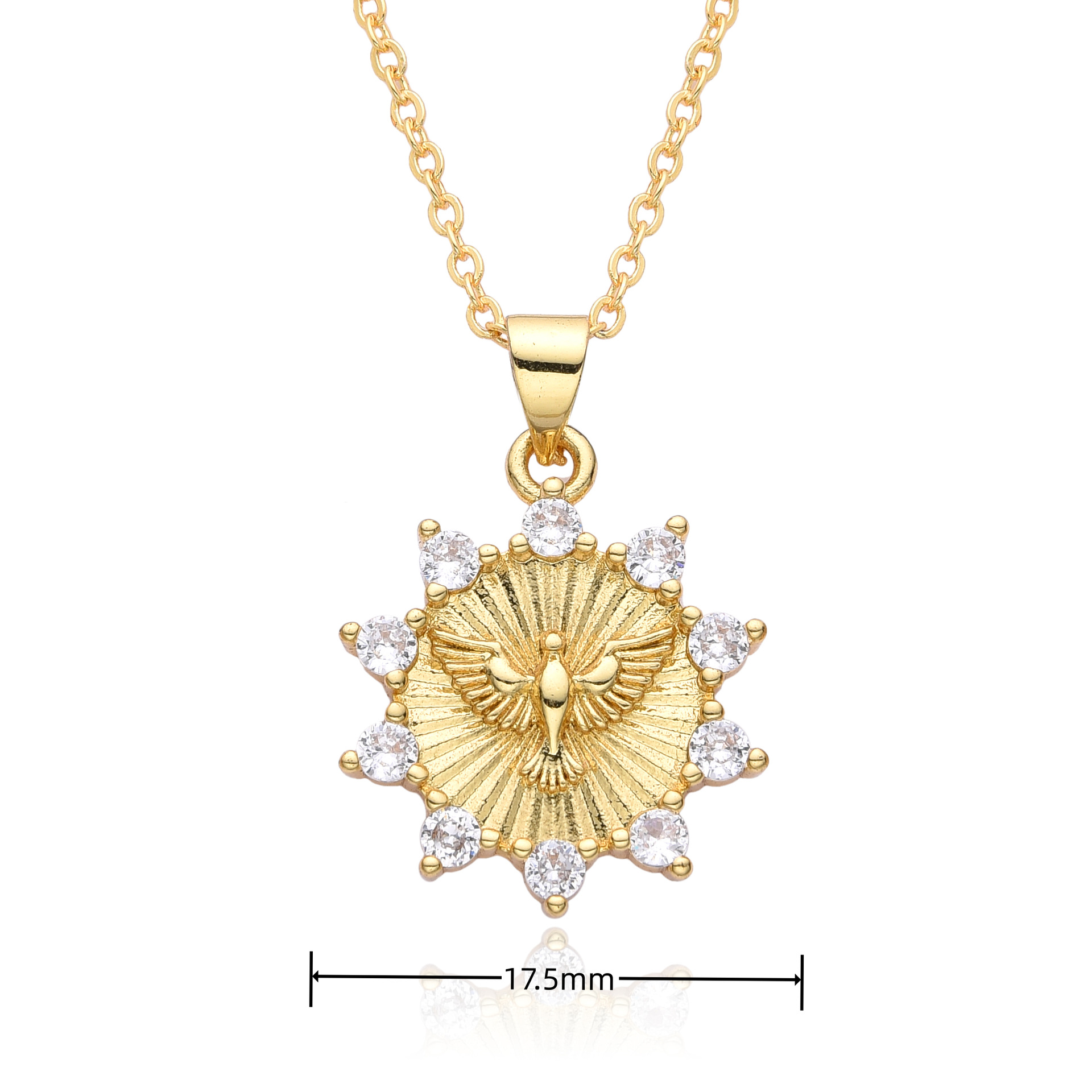 8g Weight Copper Pendant Material Pendant Necklace Classification Copper Chain Material 1 Piece Quantity Banquet, Daily, Tea Party Occasion Copper Material Geometric Pattern Women's Gender Retro, Simple Style, Classic Style Style Copper Geometric Pendant Necklace 8