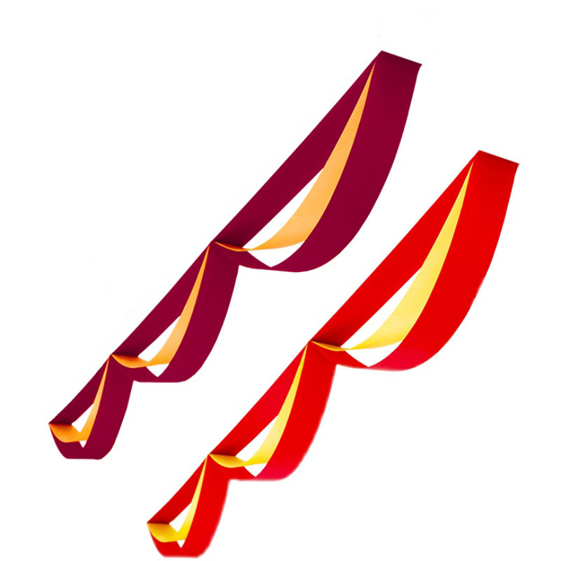 Decoración de boda bandera ondulada escena de aniversario techo bandera ondulada sala de estar habitación de mudanza de casa dibujo de flores