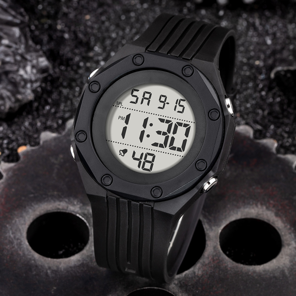 Moda juvenil nocturna cronometraje deportivo reloj electrónico estudiantes alarma multifuncional al aire libre reloj electrónico mayorista