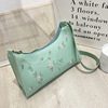 Summer underarm bag, small design universal one-shoulder bag, with embroidery