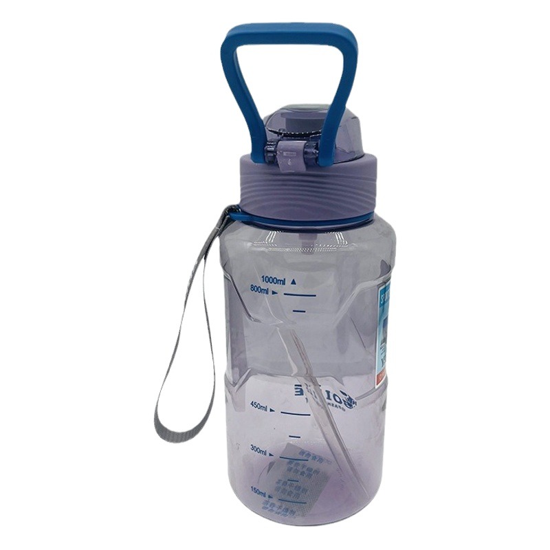 Baijia 5051 gran capacidad deportes al aire libre taza de agua hombres y mujeres espacio 1000ml PC portátil taza de plástico al por mayor