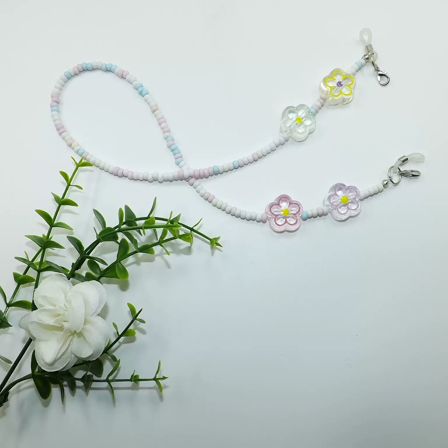 韩国小清新糖果可爱型超甜女生儿童口罩链眼镜链