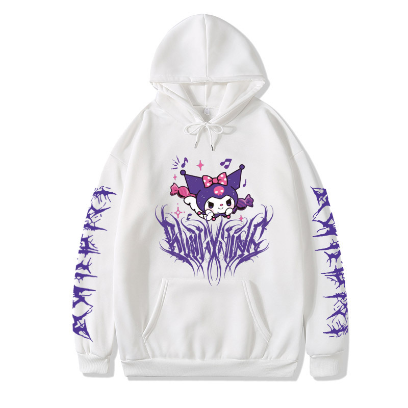 Kuromi hoodie hooded cotton sweatshirt cartoon coolomi jk jacket student girlfriends wear loose