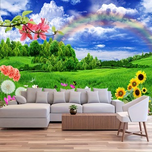 Cross-Border Supply of Tapestry Wall Hangings Polyester Fiber Fabric Without Installation Suitable for Living Room Bedroom Office Wall Hangings