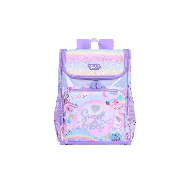 Mochila integrada espacial para niñas, mochila para niños, mochila para escolares de primer a tercer grado, mochila para escolares de primaria