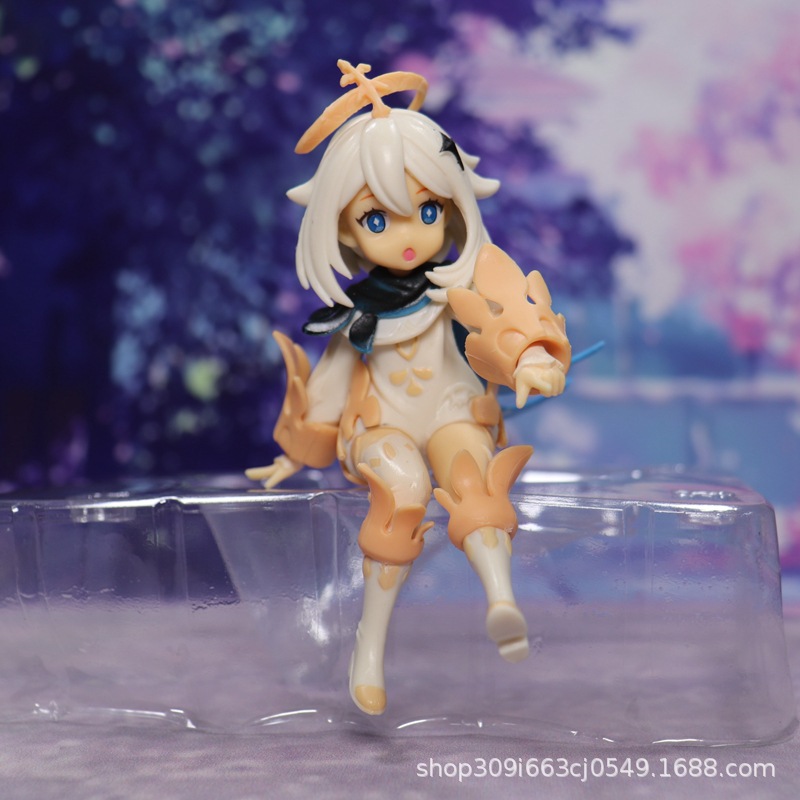 Yuanshen Paimon Figura Miha Tour Mercadoria Boneca Anime Jogo Bidimensional  Modelo De Decoração De Carro - Escorrega o Preço