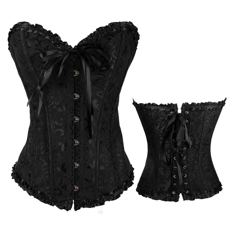 Hot-Selling Strapless Waist-Cinching Slim-Fit Sexy Court-Style Shapewear Jacquard Corset Tight-Fitting Outerwear Fishbone Bustier Hot-Selling Strapless Waist-Cinching Slim-Fit Sexy Court-Style Shapewear Jacquard Corset Tight-Fitting Outerwear Fishbone Bustier
