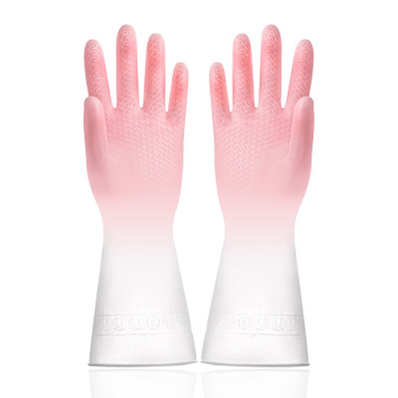 Kitchen Cleaning Rubber Gloves For Dishwashing And Laundry_voghion.com