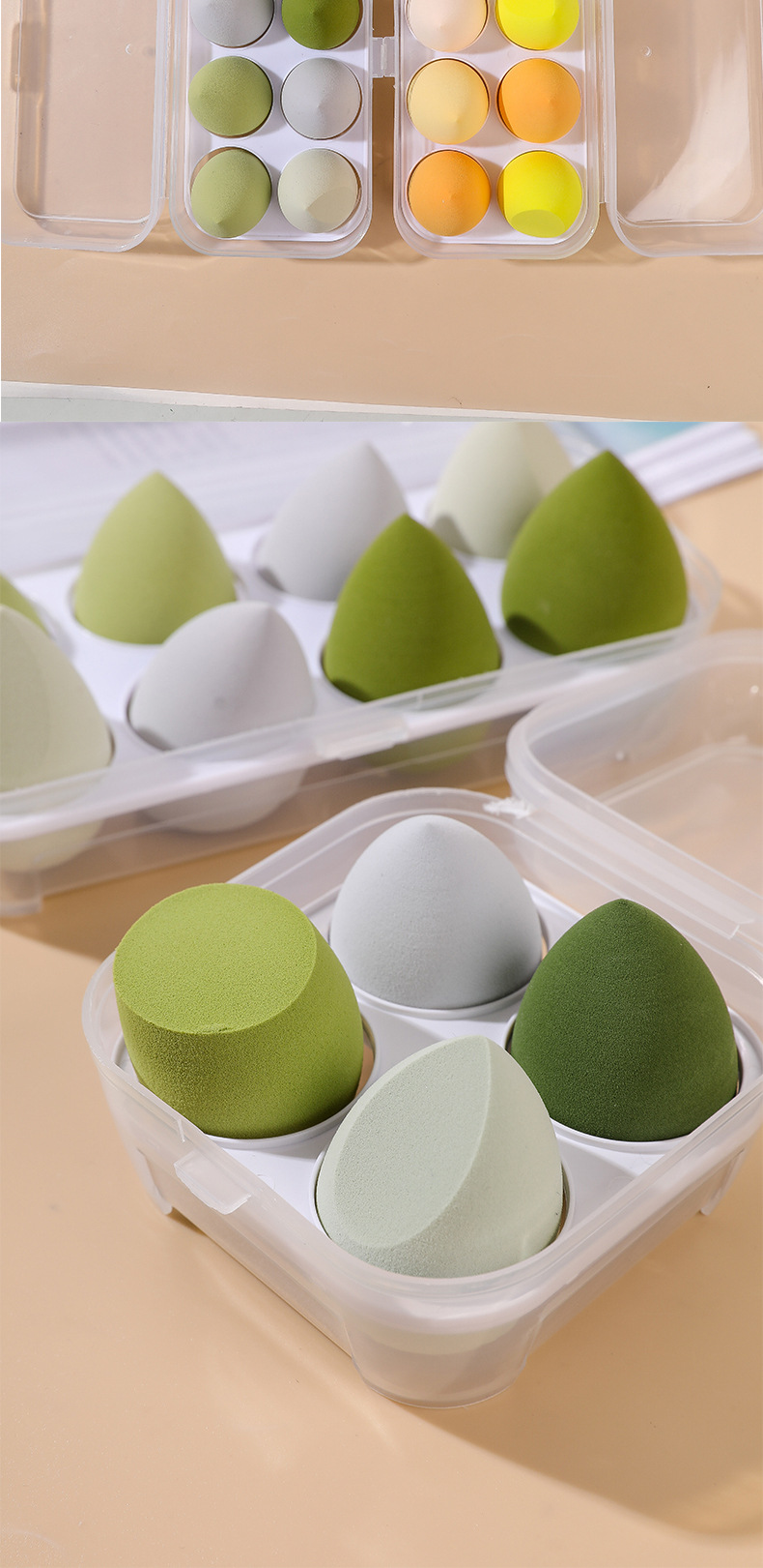 450g Weight Makeup Sponge Makeup Tools Types Hydrophilic Non-Latex Material Colorful Pattern Classic Style Style Classic Style Colorful Hydrophilic Non-Latex Makeup Sponge