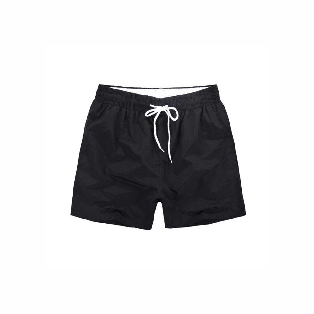 Solid Color Beach Shorts Trendy Men's Quick-Dry Breathable Summer Loose Plus Size Vacation Youth Three-Point Casual Sports Shorts