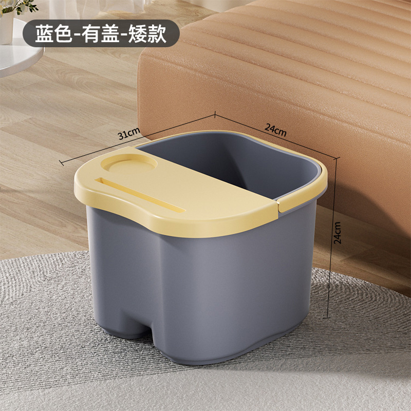 足湯桶家庭用クリーム風秋冬保養保温と足マッサージのプラスチック足風呂桶洗足鉢|undefined