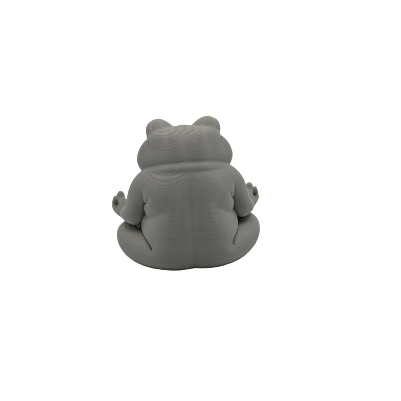 跨境新品3D打印冥想青蛙蛤蟆仙人家居装饰桌面摆件|undefined