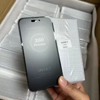 360°防窥隐私手机保护钢化膜玻璃privacy适用苹果IPhone17ProMAX