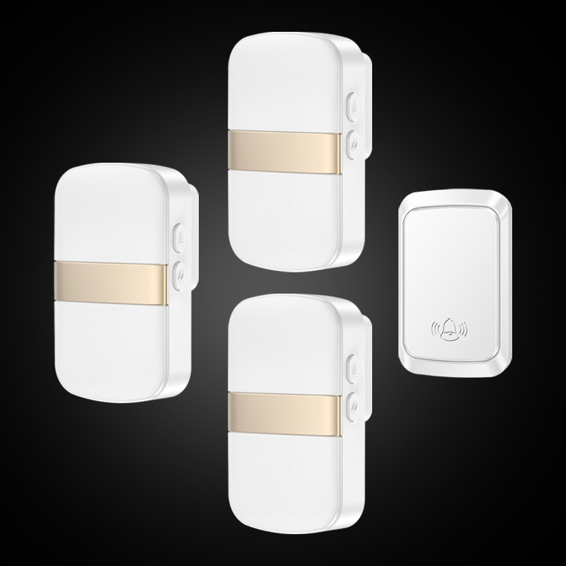 智选自发电门铃家用无线超远距离免插电子遥控门玲呼唤老人呼叫器