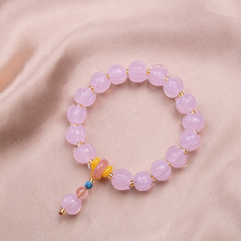 El año del dragón nueve templos de fuego púrpura con la misma pulsera de loto púrpura crepúsculo despierta león brazalete jugar joyerías al por mayor león campana