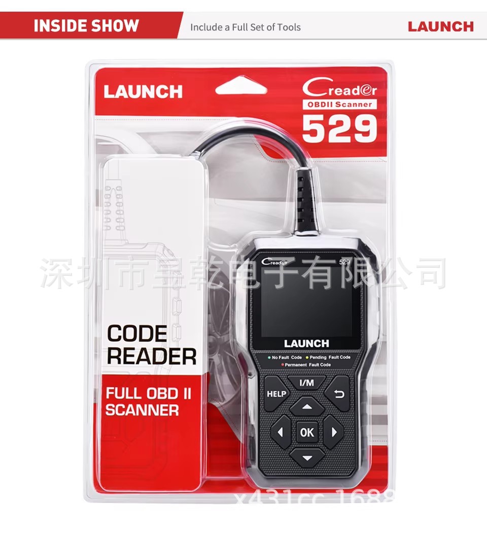 Cross-border wholesale LAUNCH Creader 529 OBD2 Scan Tool CR529 Car code reader