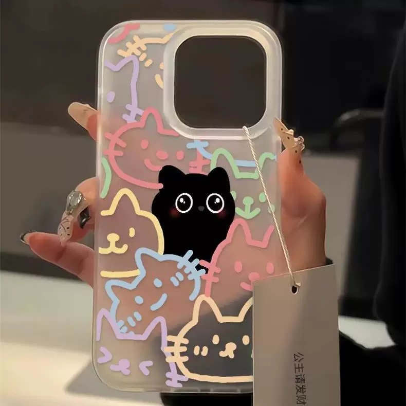 Яблоко, совместимый чехол для телефона, мультфильм iPhone 15, iphone, 14/13, 12promax