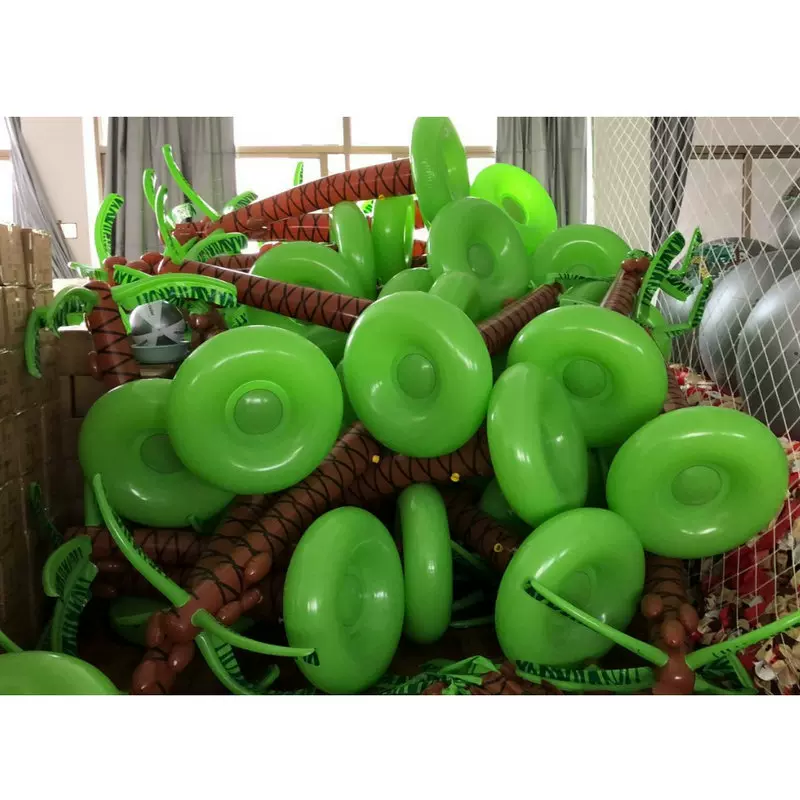 户外戏水喷水椰子树 充气pvc玩具戏水摆件