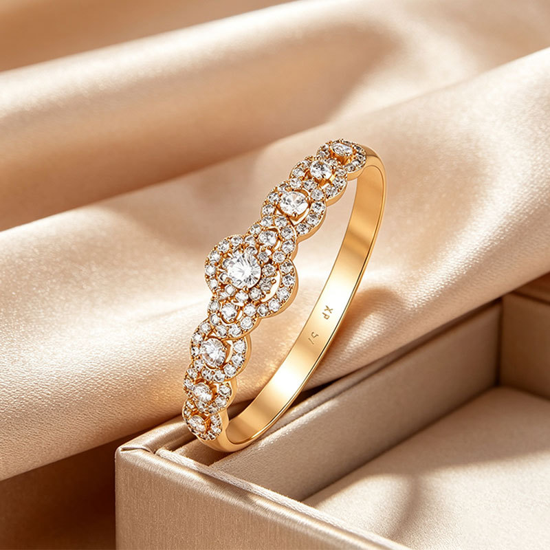 Pulsera de Hebilla para Mujer en Aleación de Cobre