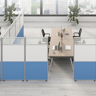 Office Screen Partition Modern Simple Factory Workshop Folding Mobile Internet Celebrity Blocking Partition Board Folding with Wheels