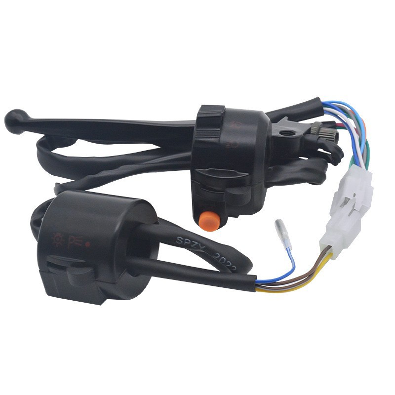 Zongshen Huaihai triciclo eléctrico mango espejo asiento Príncipe estilo mango faro cuerno combinación interruptor botón